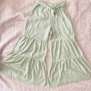Girls Boho Style Wide Legged Pants